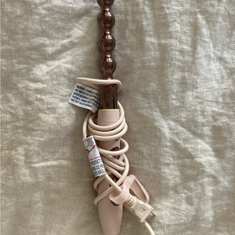 L’Ange Rose Gold Bubble Curling Wand
